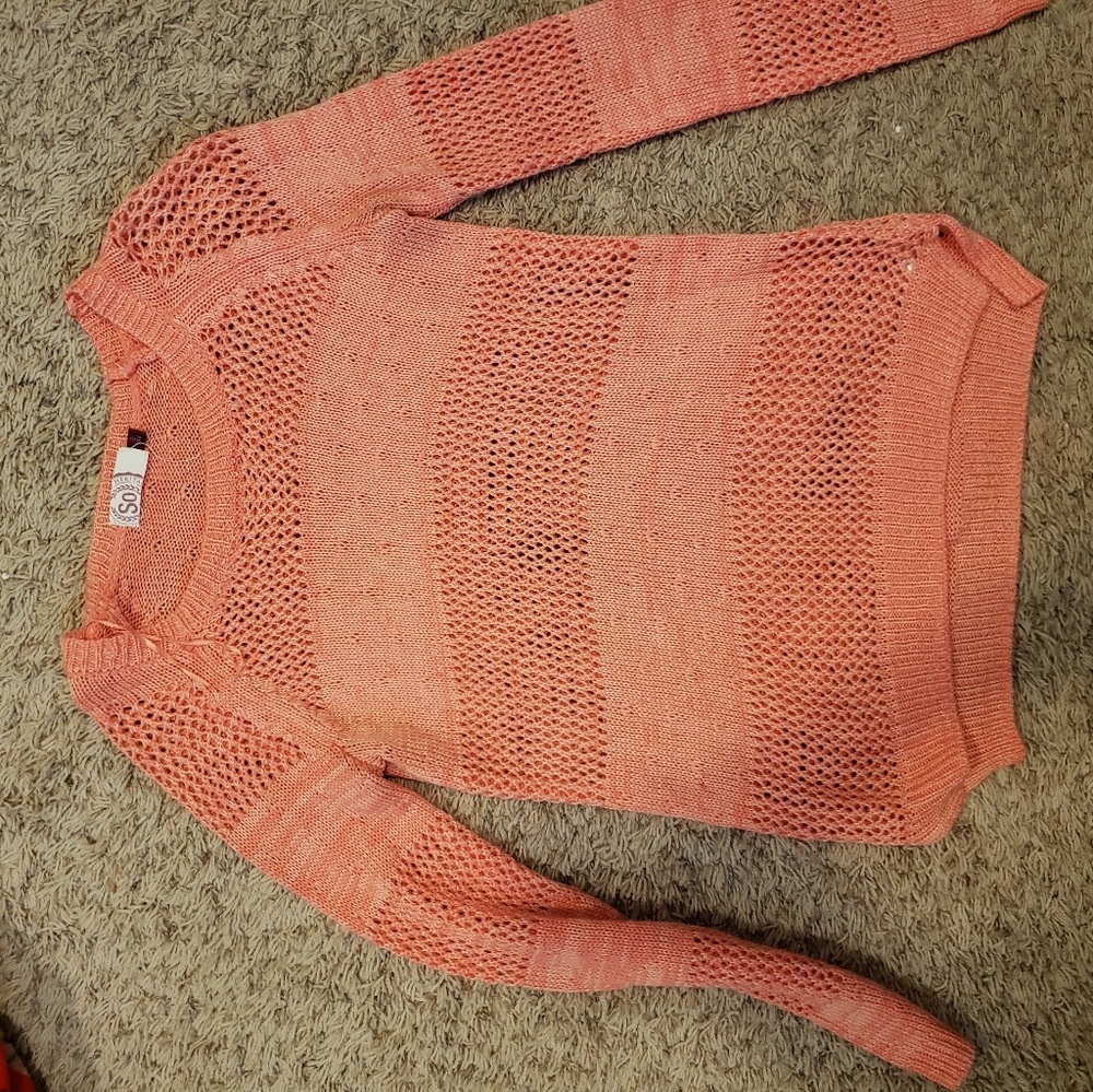 Coral sweater
